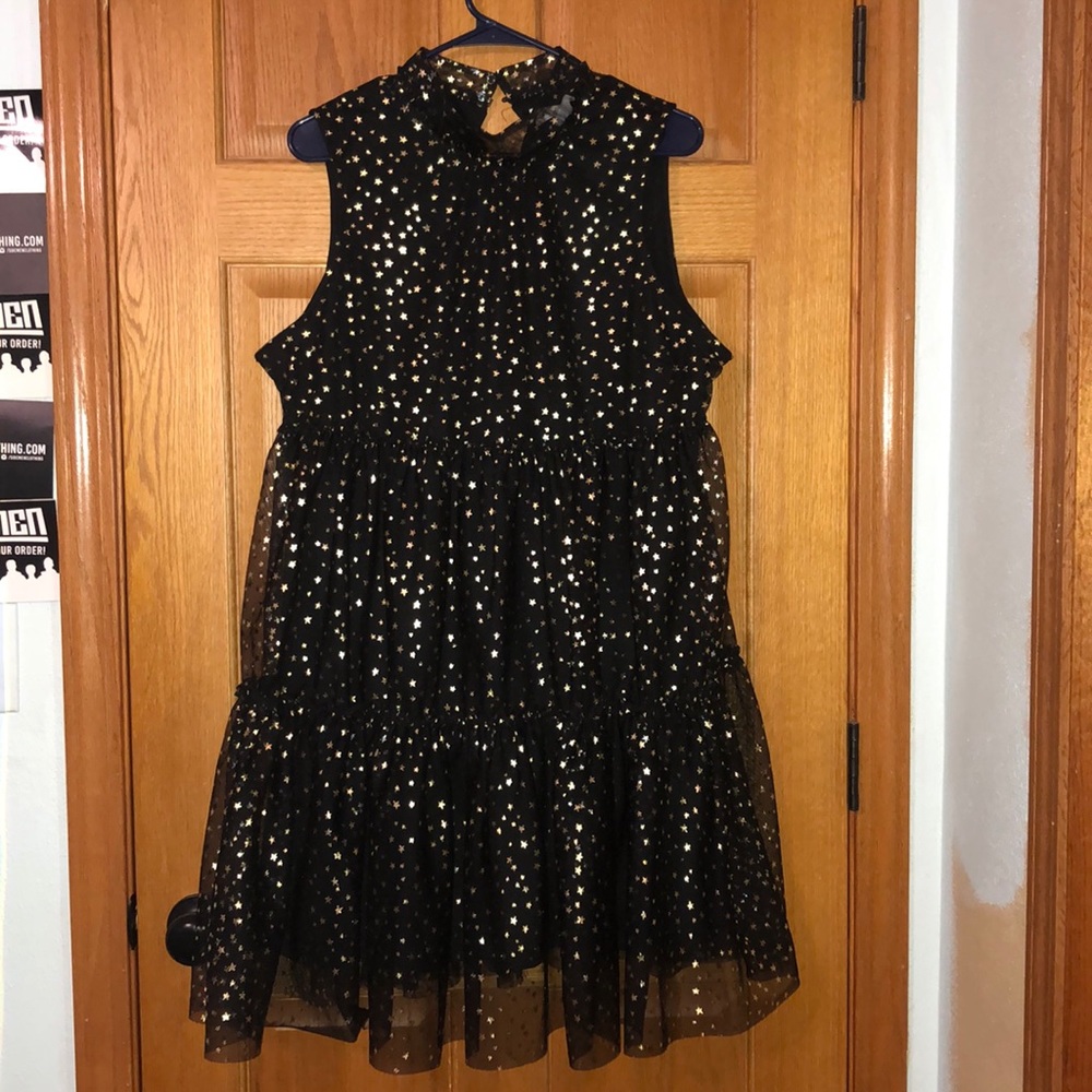 Black Starred Dress